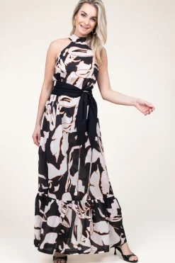 Halter Maxi Dress Tanhan | Black... | Kocca | Little Soho