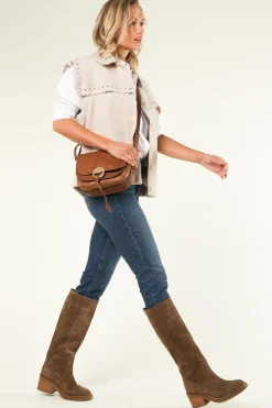 High Boots Cassy | Taupe... | Nubikk | Little Soho