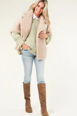High Boots Cassy | Taupe... | Nubikk | Little Soho