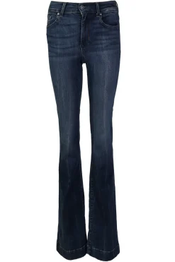 High Waist Flared Broek Beat L35 | Blue... | Liu Jo | Little Soho