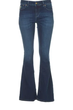 High Waist Flared Jeans Raval L34 | Dark Blue... | Lois Jeans | Little Soho