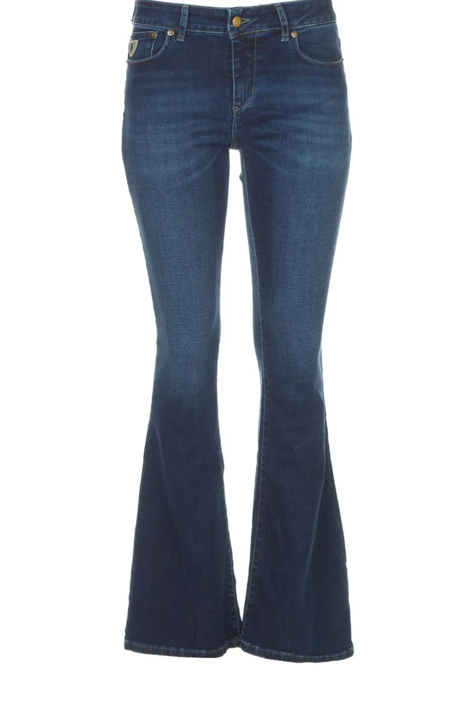 High Waist Flared Jeans Raval L34 | Dark Blue... | Lois Jeans | Little Soho