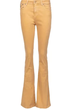 High Waist Flared Jeans Raval L34 | Yellow... | Lois Jeans | Little Soho