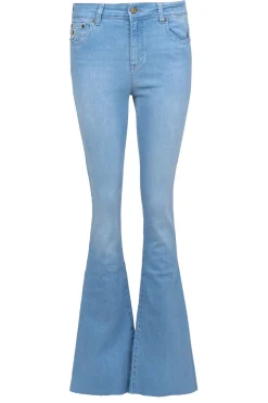 High-Waist Flared Jeans Raval Edge L32 | Blue... | Lois Jeans | Little Soho