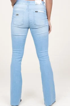 High-Waist Flared Jeans Raval Edge L32 | Blue... | Lois Jeans | Little Soho