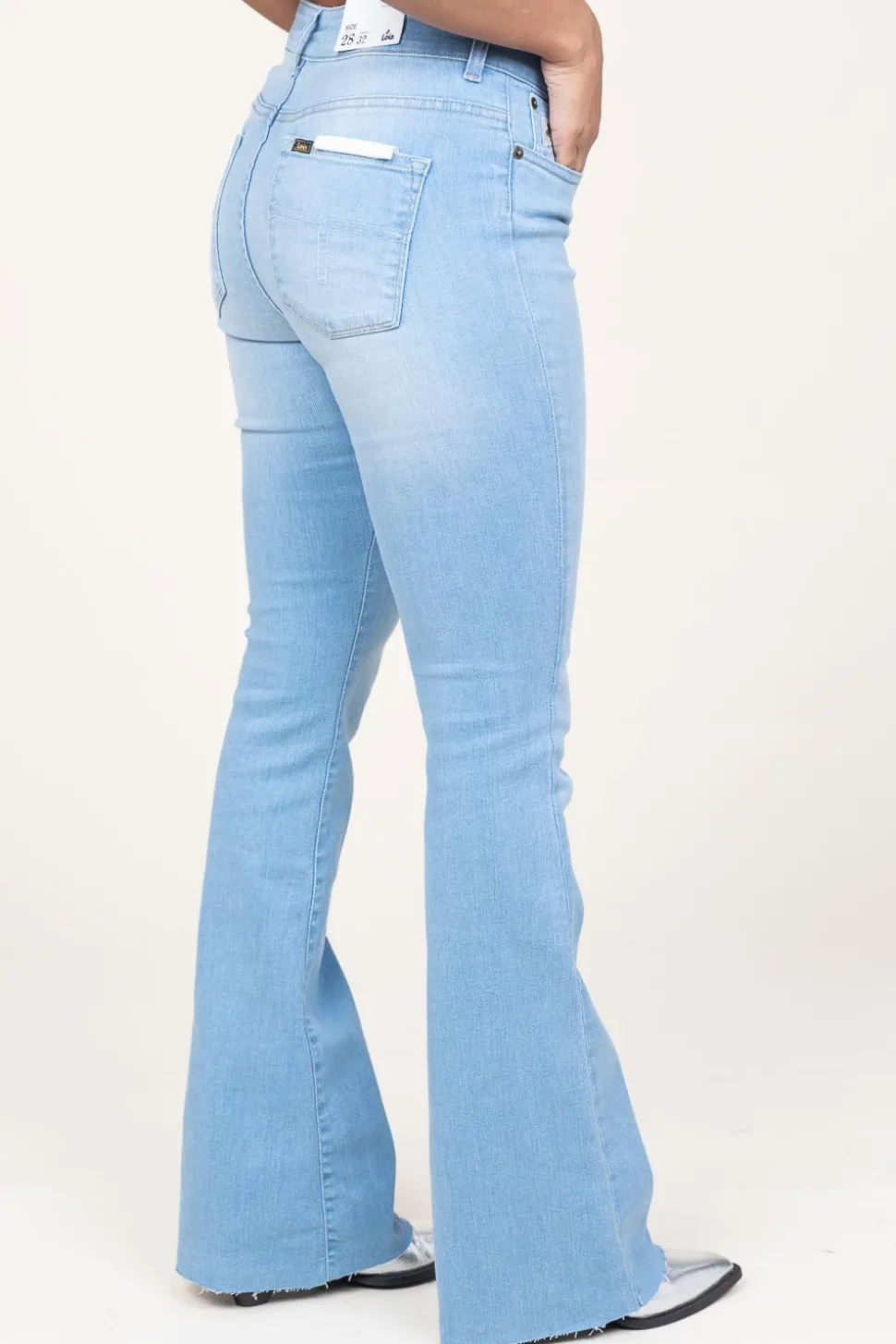 High-Waist Flared Jeans Raval Edge L34 | Blue... | Lois Jeans | Little Soho