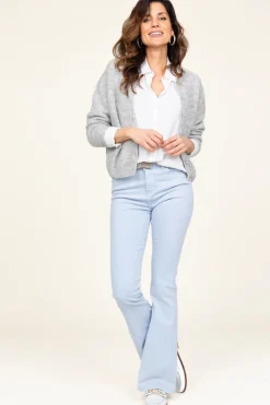 High Waist Flared Stretch Jeans Raval L32 | Blue... | Lois Jeans | Little Soho