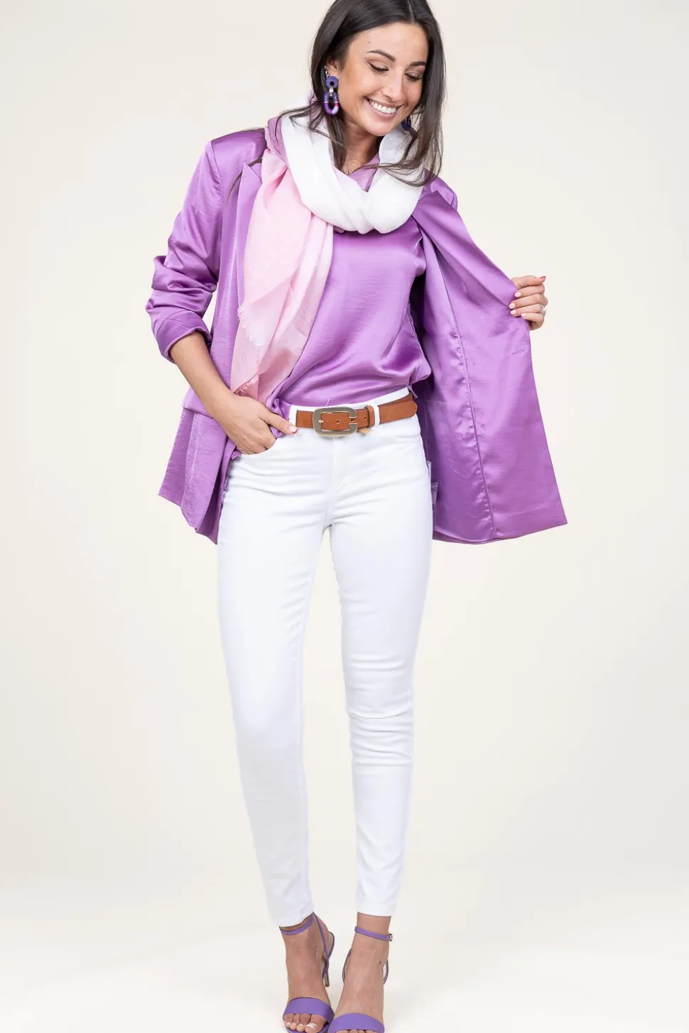 High Waist Regular Fit Jeans Divine L30 | White... | Liu Jo | Little Soho