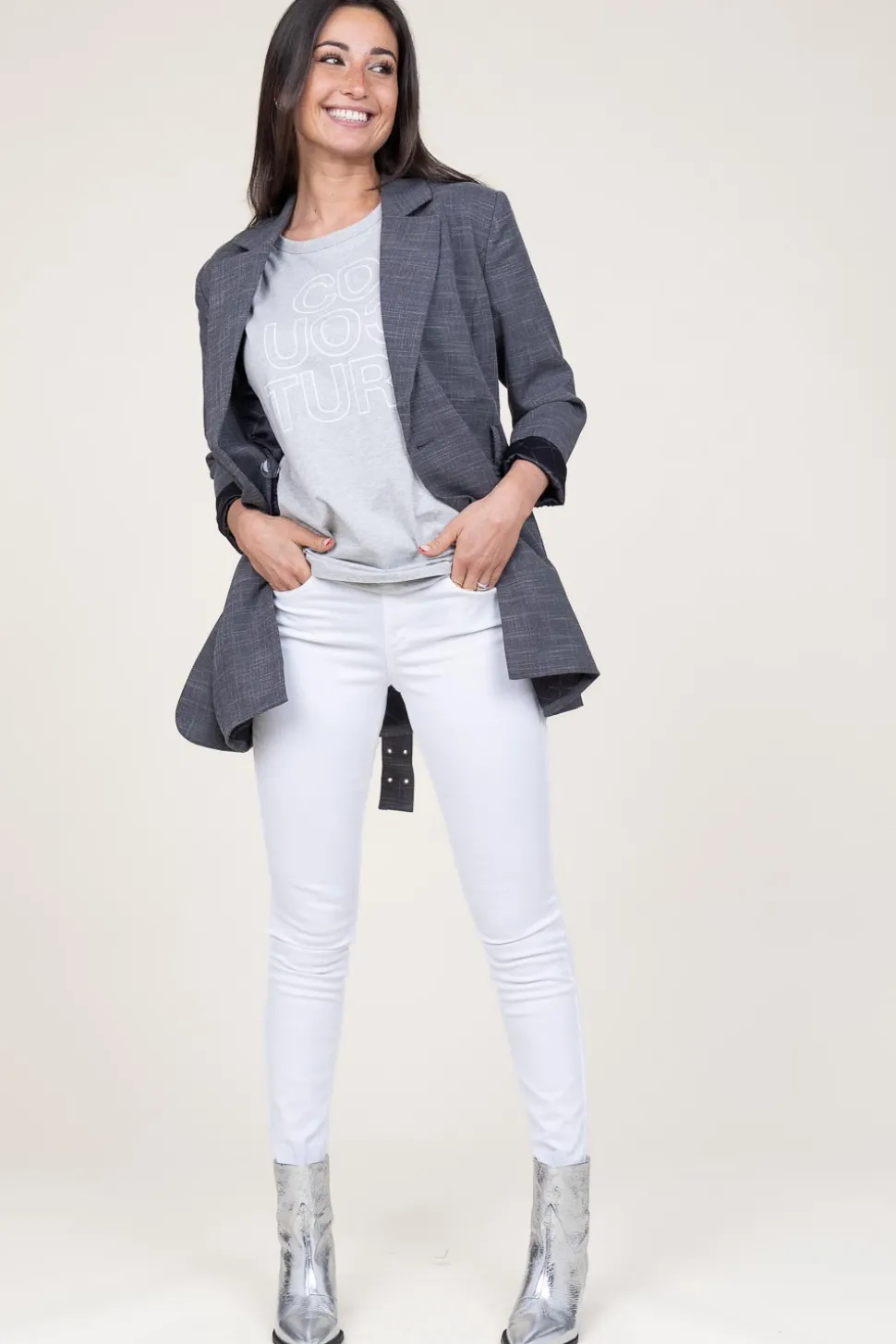 High Waist Regular Fit Jeans Divine L30 | White... | Liu Jo | Little Soho
