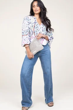 High Waist Straight Jeans Rosa L34 | Blue... | Lois Jeans | Little Soho