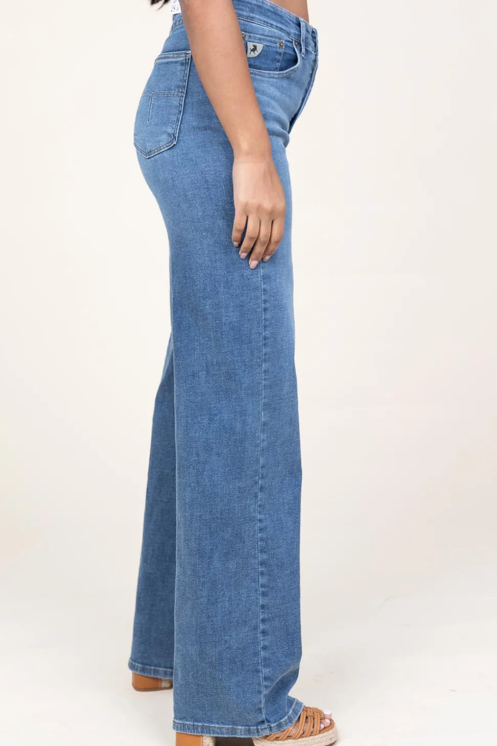 High Waist Straight Jeans Rosa L34 | Blue... | Lois Jeans | Little Soho