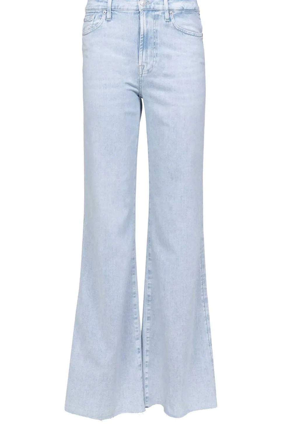 High Waist Wide Leg Jeans Dojo | Blue... | 7 For All Mankind | Little Soho