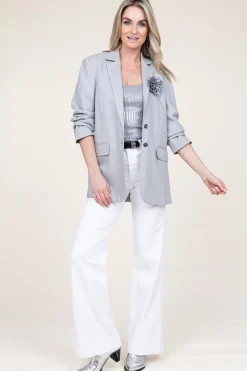High Waist Wide Leg Pants Dojo | White... | 7 For All Mankind | Little Soho