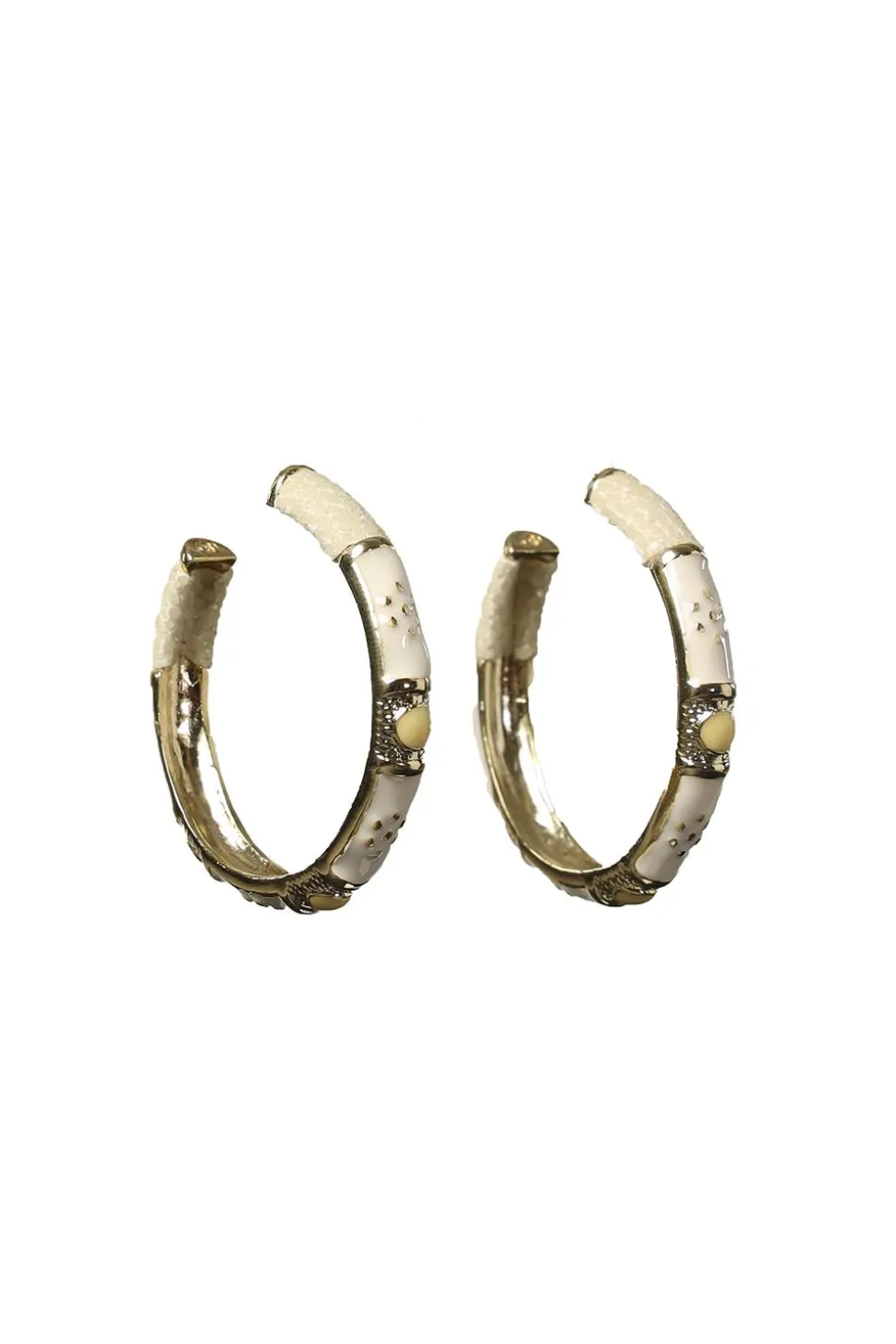 Hoops Saphira Confetti Medium | Natural... | Barong Barong | Little Soho
