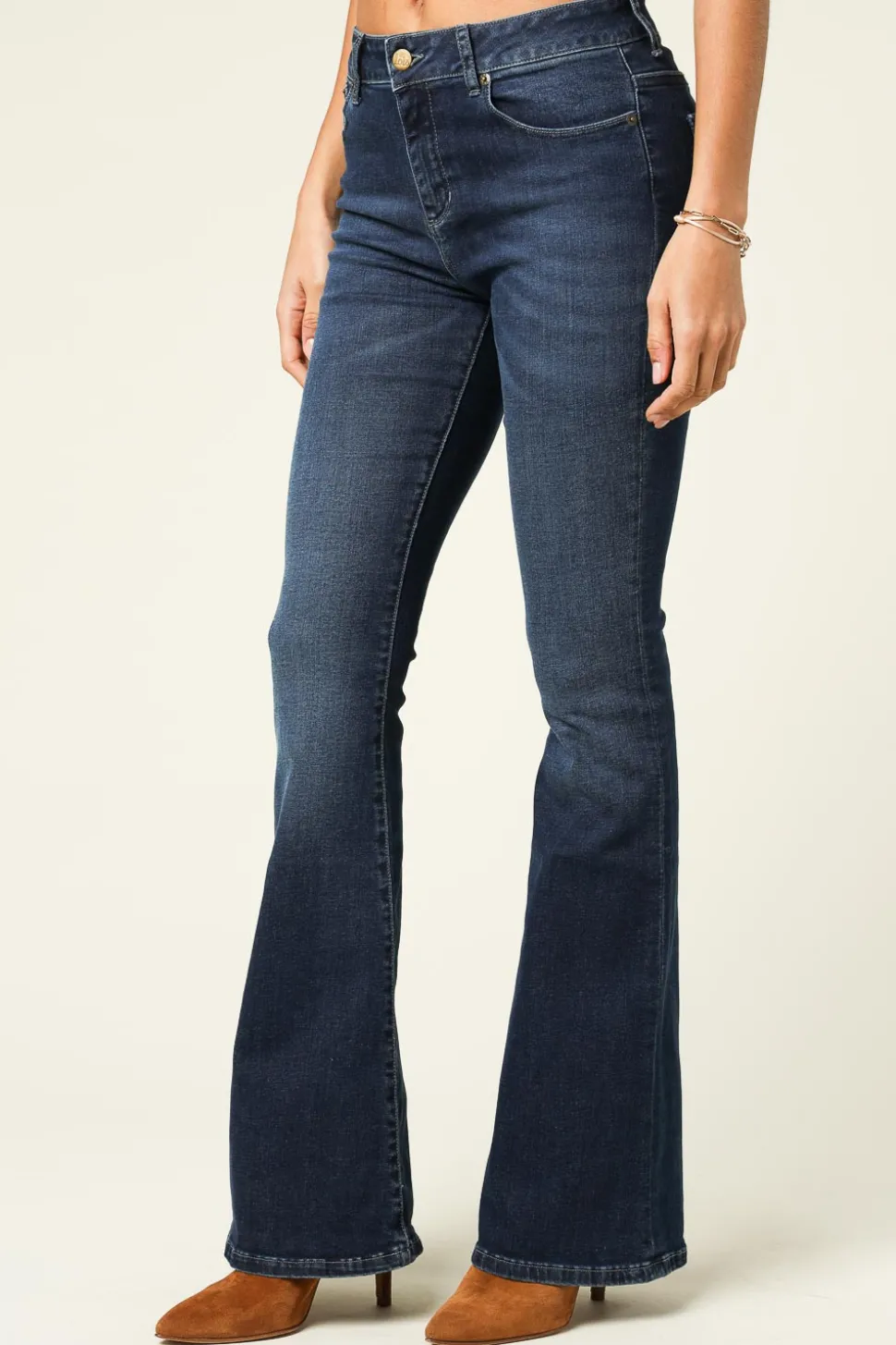 Hw Flared Jeans Raval L32 | Dark Blue... | Lois Jeans | Little Soho