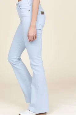Hw Flared Stretch Jeans Raval L34 | Blue... | Lois Jeans | Little Soho