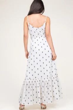 Jacquard Maxi Dress Uno | Natural... | Lollys Laundry | Little Soho