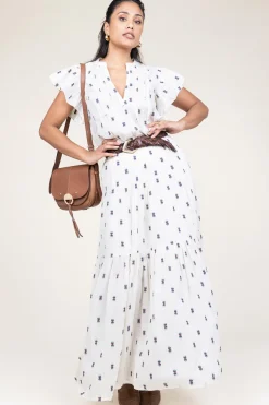 Jacquard Maxi Skirt Sunset | Natural... | Lollys Laundry | Little Soho