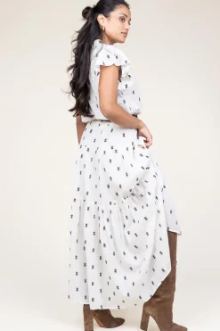 Jacquard Maxi Skirt Sunset | Natural... | Lollys Laundry | Little Soho