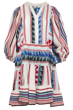 Jacquard Midi Dress Silvana | Blue... | Devotion | Little Soho