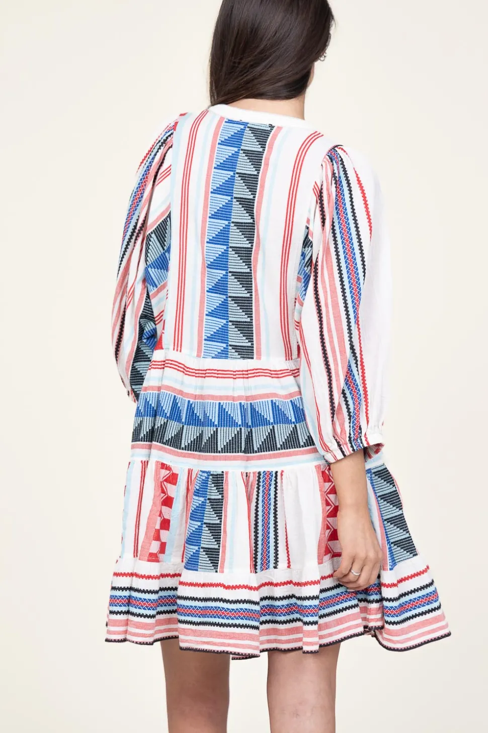 Jacquard Midi Dress Silvana | Blue... | Devotion | Little Soho