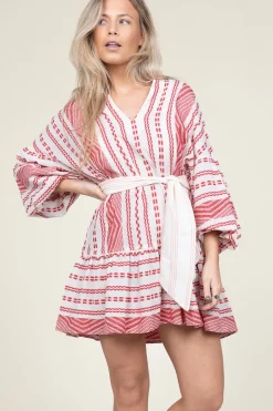 Jacquard Mini Dress Isabella | Red... | Devotion | Little Soho
