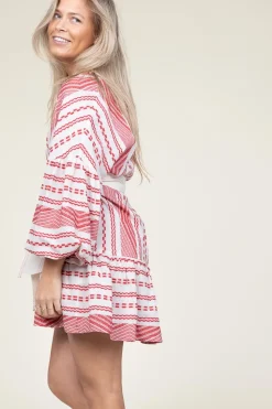 Jacquard Mini Dress Isabella | Red... | Devotion | Little Soho