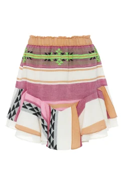 Jacquard Mini Skirt Nathalie | Pink... | Devotion | Little Soho