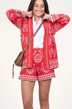 Jacquard Short Pergola | Red... | Liu Jo | Little Soho