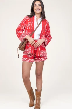Jacquard Short Pergola | Red... | Liu Jo | Little Soho