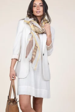 Jacquard Soft Scarf Lizzy | Camel... | Moment Amsterdam | Little Soho