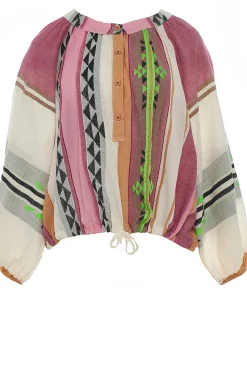 Jacquard Top Kassiani | Pink... | Devotion | Little Soho