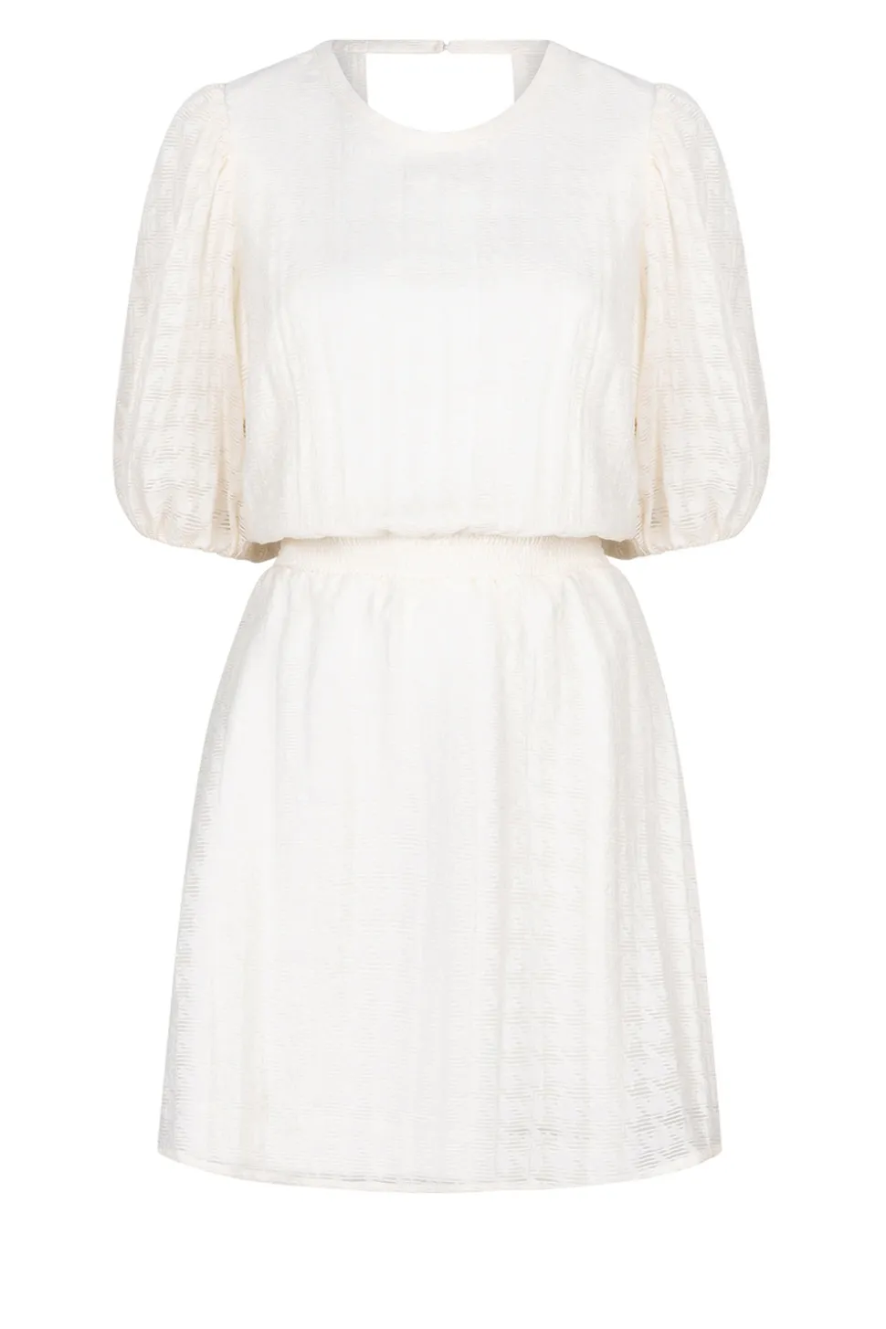 Jacquard Viscose Blend Dress Daffodil | White... | Dante 6 | Little Soho