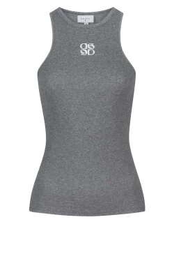 Jersey Rib Tanktop Ivi | Grey... | Dante 6 | Little Soho