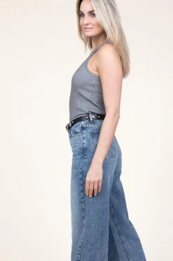 Jersey Rib Tanktop Ivi | Grey... | Dante 6 | Little Soho
