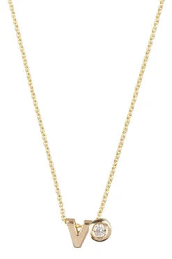 14K Golden Necklace Length 40 Cm | Yellow Gold... | Just Franky | Little Soho