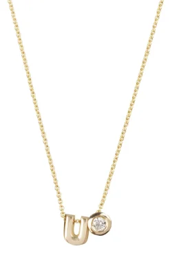 14K Golden Necklace Length 42 Cm | Yellow Gold... | Just Franky | Little Soho