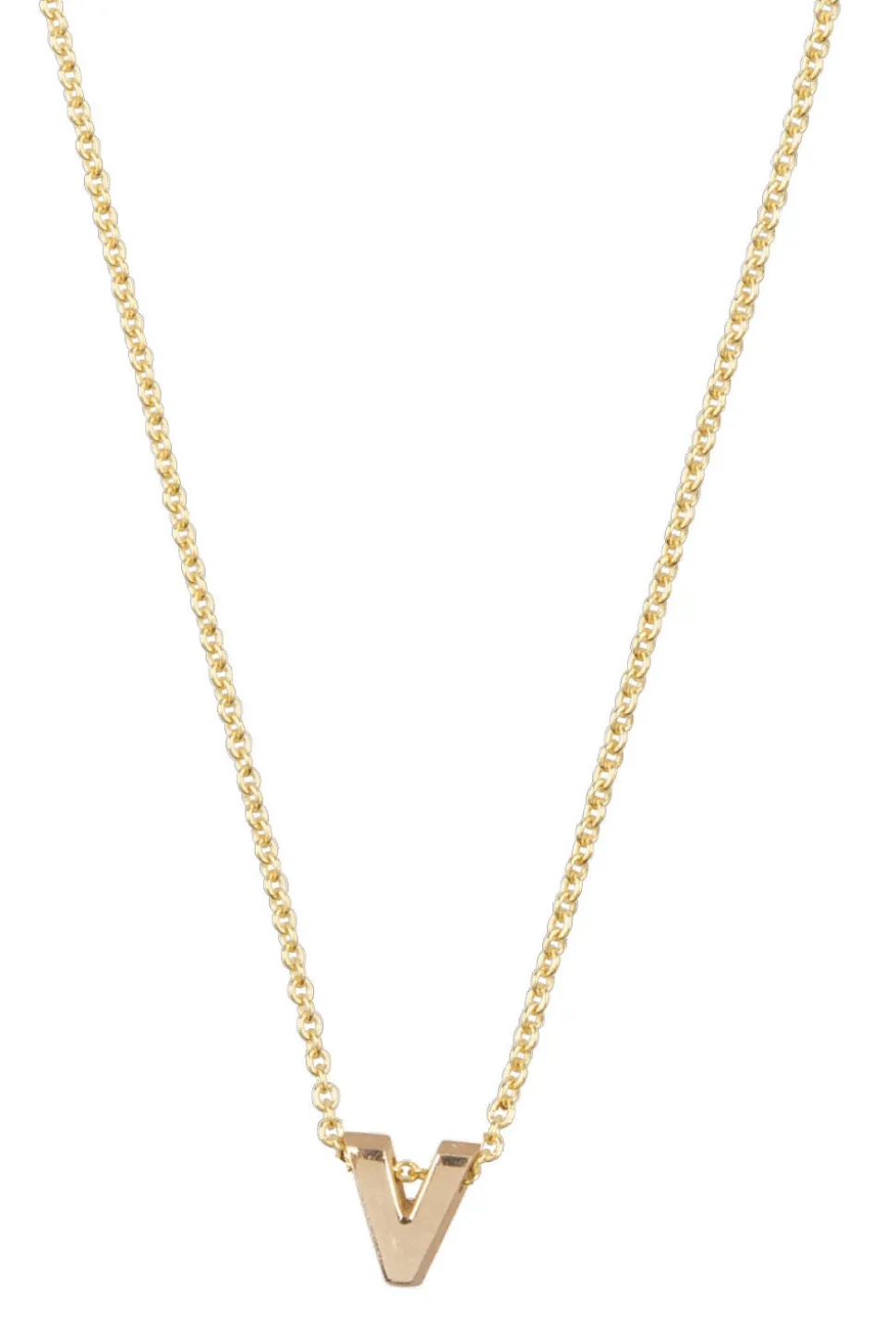 14K Gold Necklace Length 40 Cm | Yellow Gold... | Just Franky | Little Soho