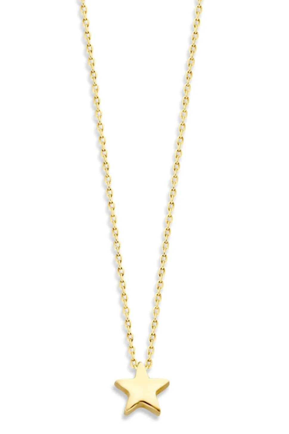 14K Gold Necklace Star | Yellow Gold... | Just Franky | Little Soho