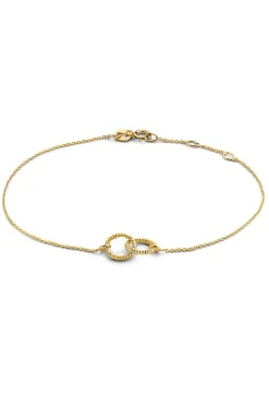 14K Gold Vintage Open Circle Bracelet | Gold... | Just Franky | Little Soho