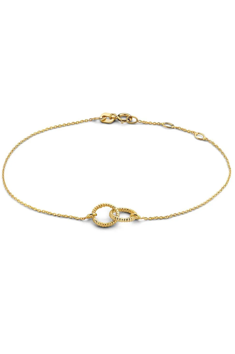 14K Gold Vintage Open Circle Bracelet | Gold... | Just Franky | Little Soho