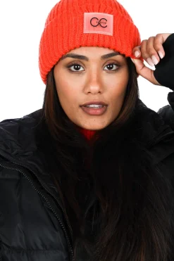 Knitted Beanie Bella | Orange... | Cc Heart | Little Soho