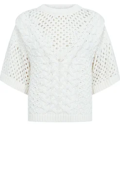 Knitted Boxy Sweater Evie | Natural... | Copenhagen Muse | Little Soho