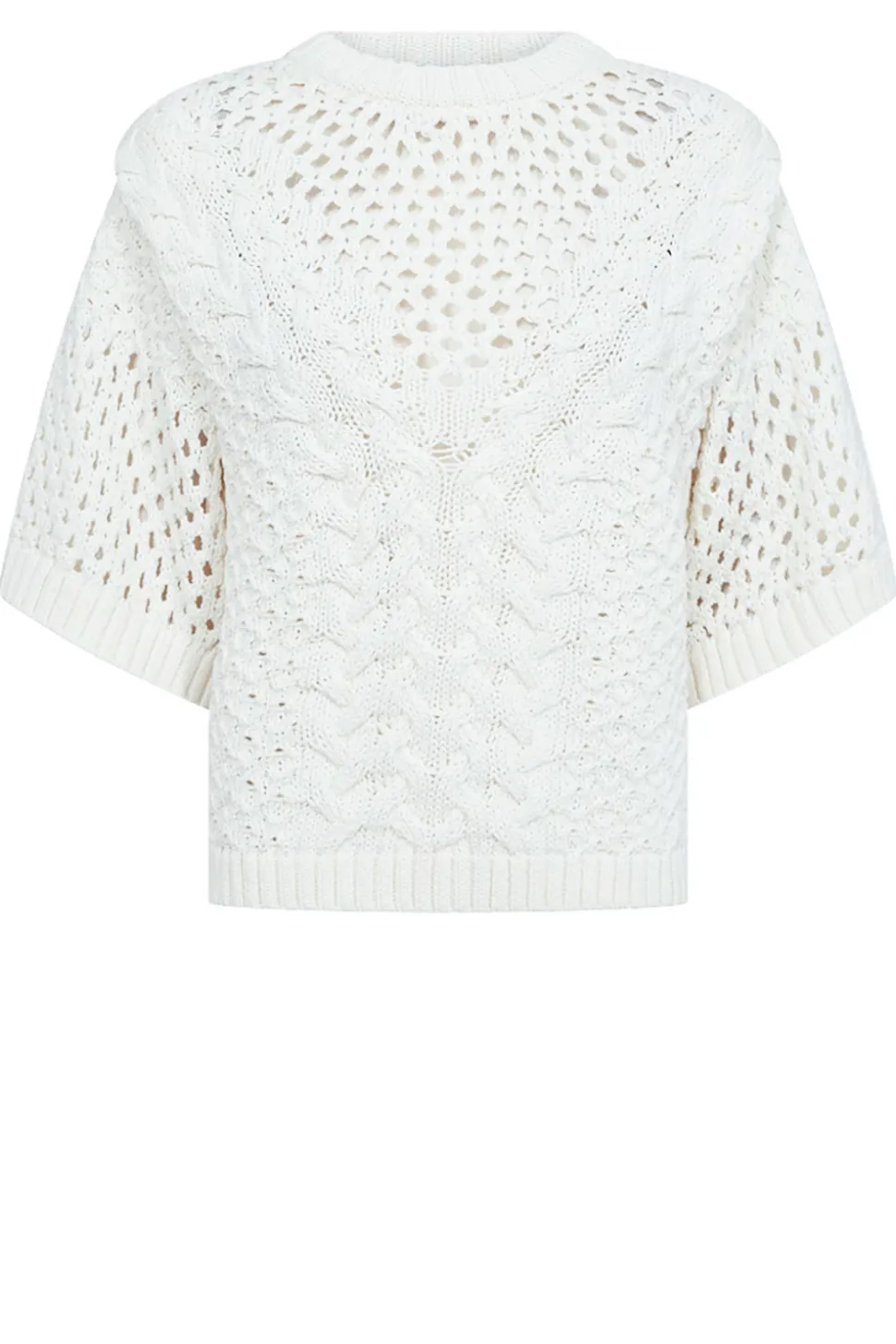 Knitted Boxy Sweater Evie | Natural... | Copenhagen Muse | Little Soho