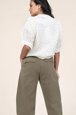Knitted Boxy Sweater Evie | Natural... | Copenhagen Muse | Little Soho