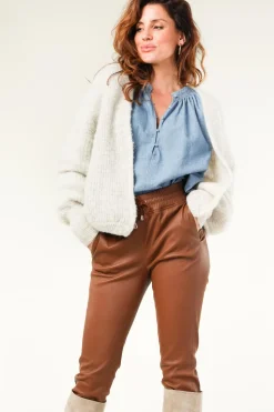 Knitted Cardigan East | Grey... | American Vintage | Little Soho