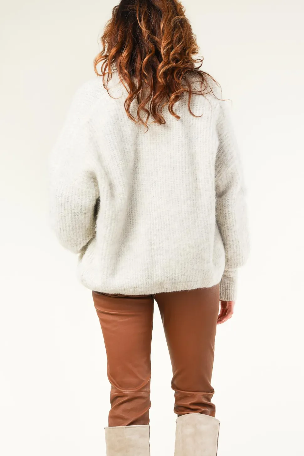 Knitted Cardigan East | Grey... | American Vintage | Little Soho
