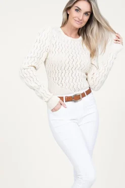 Knitted Sweater Alba | Natural... | Aaiko | Little Soho