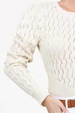Knitted Sweater Alba | Natural... | Aaiko | Little Soho