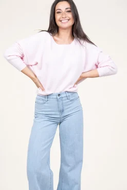 Knitted Sweater Damsville | Baby Pink... | American Vintage | Little Soho